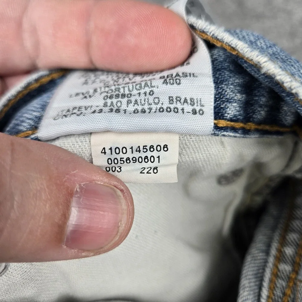 Levis 569 Jeans Mens Size 36x32 Blue Loose Fit Leg Denim Pants Y2K Fits 38x30